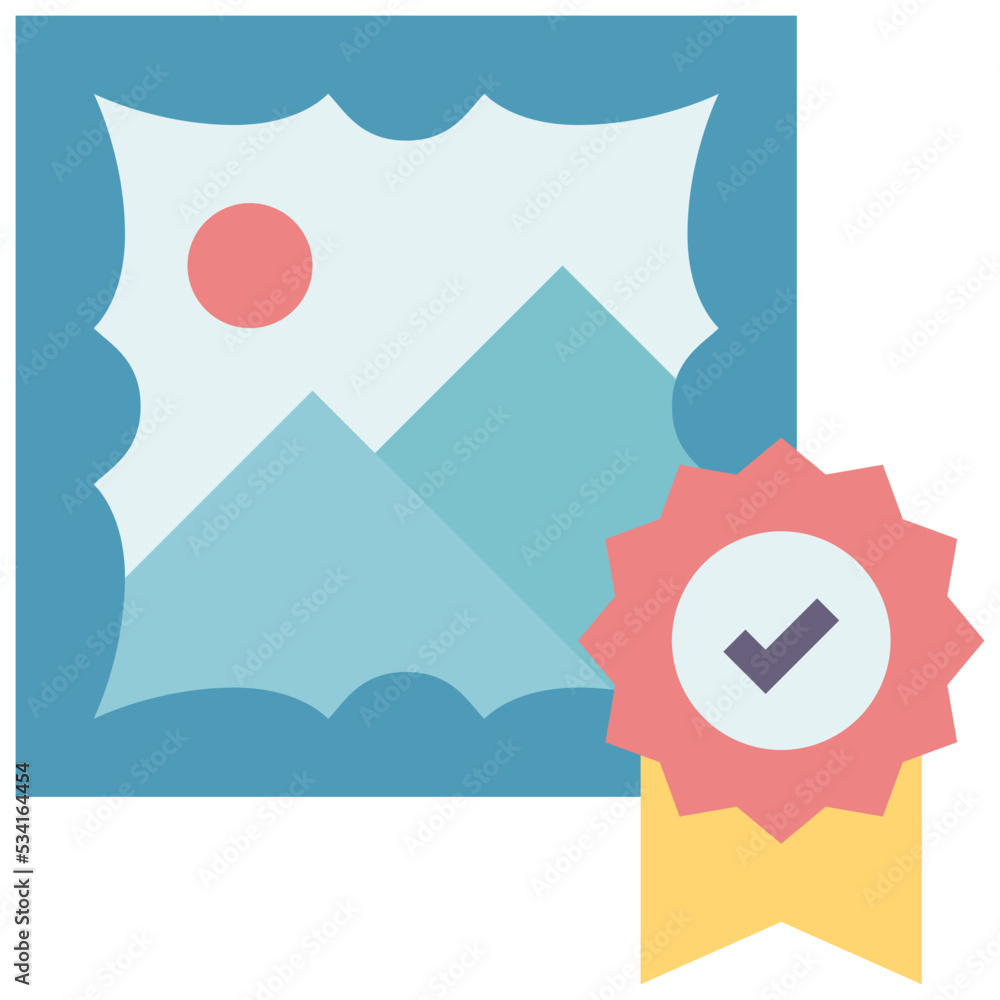 Obraz premium artwork modern line style icon