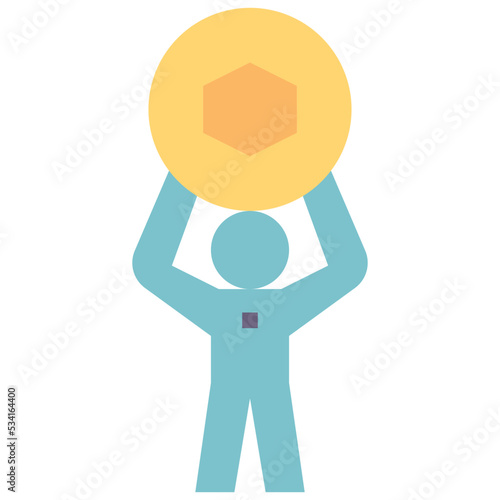 ownership modern line style icon
