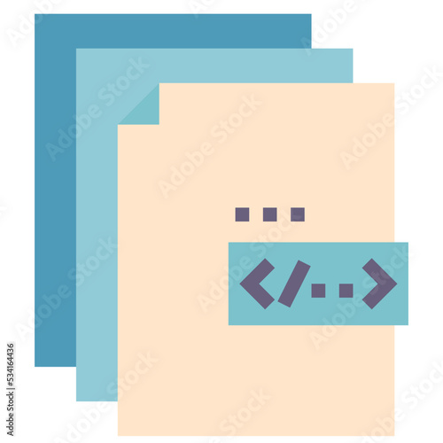 duplicate modern line style icon