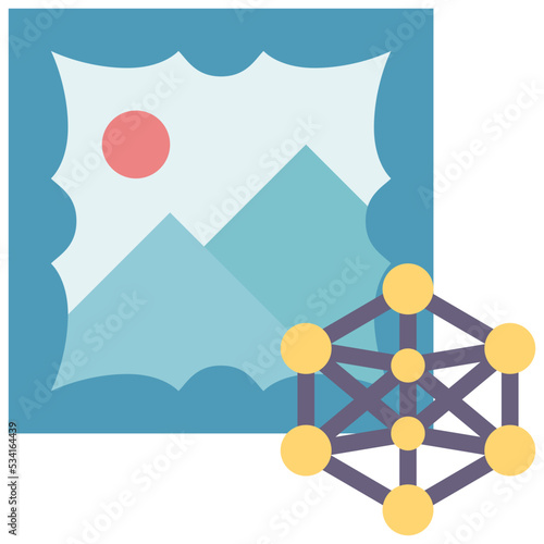 art modern line style icon