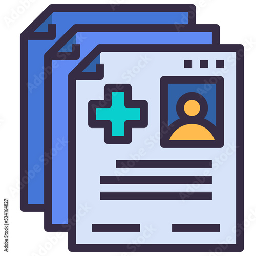 patient modern line style icon