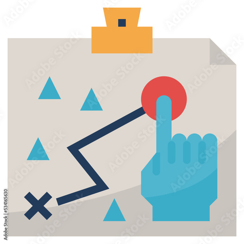 tactic modern line style icon