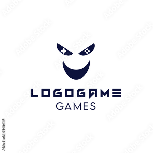 ghost game logo design for esport team or company game