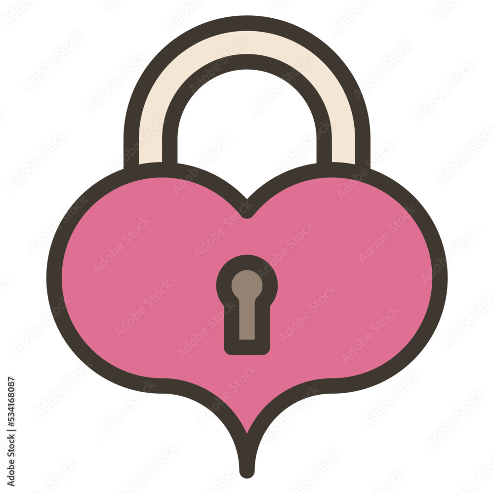 locked modern line style icon locked modern line style icon
