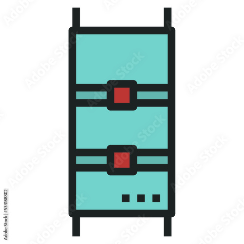 stretcher modern line style icon