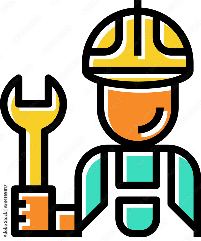 techincian modern line style icon techincian modern line style icon