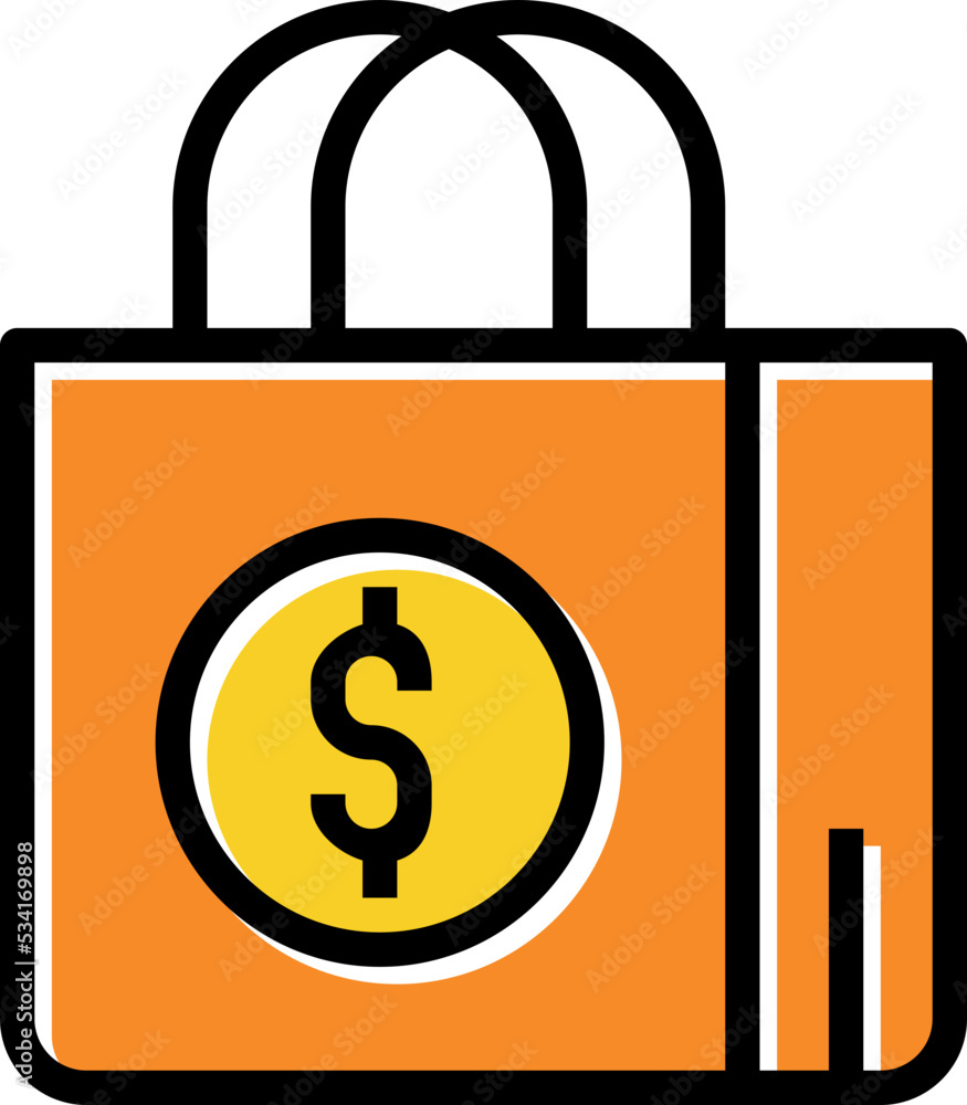 shopping modern line style icon shopping modern line style icon