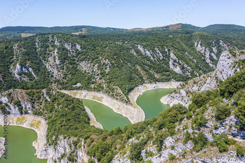 Wallpaper Mural Meanders of Uvac river in Serbia Torontodigital.ca