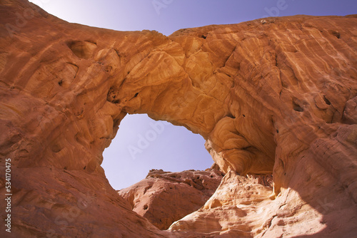 Natural picturesque erosive arch