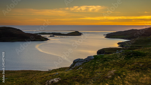 Fotografía Sunset on Shetland Isles