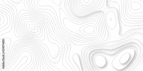 Topographic map background. silver line topography maount map contour background, geographic grid. Abstract vector illustration. 