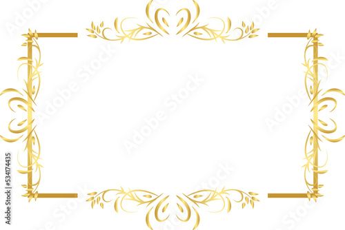 Gold Border Frame