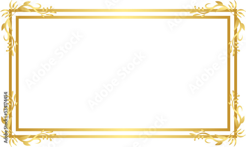 Gold Border Frame