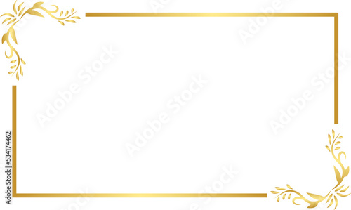 Gold Border Frame