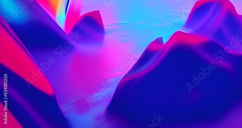 Modern colorful flow poster. Wave Liquid shape in blue color background. Art design for your design project.