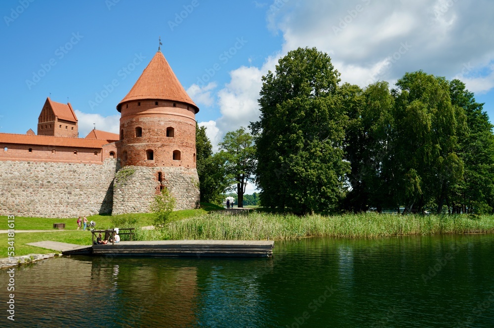 Fototapeta premium Trakai Lithuania 2022 August