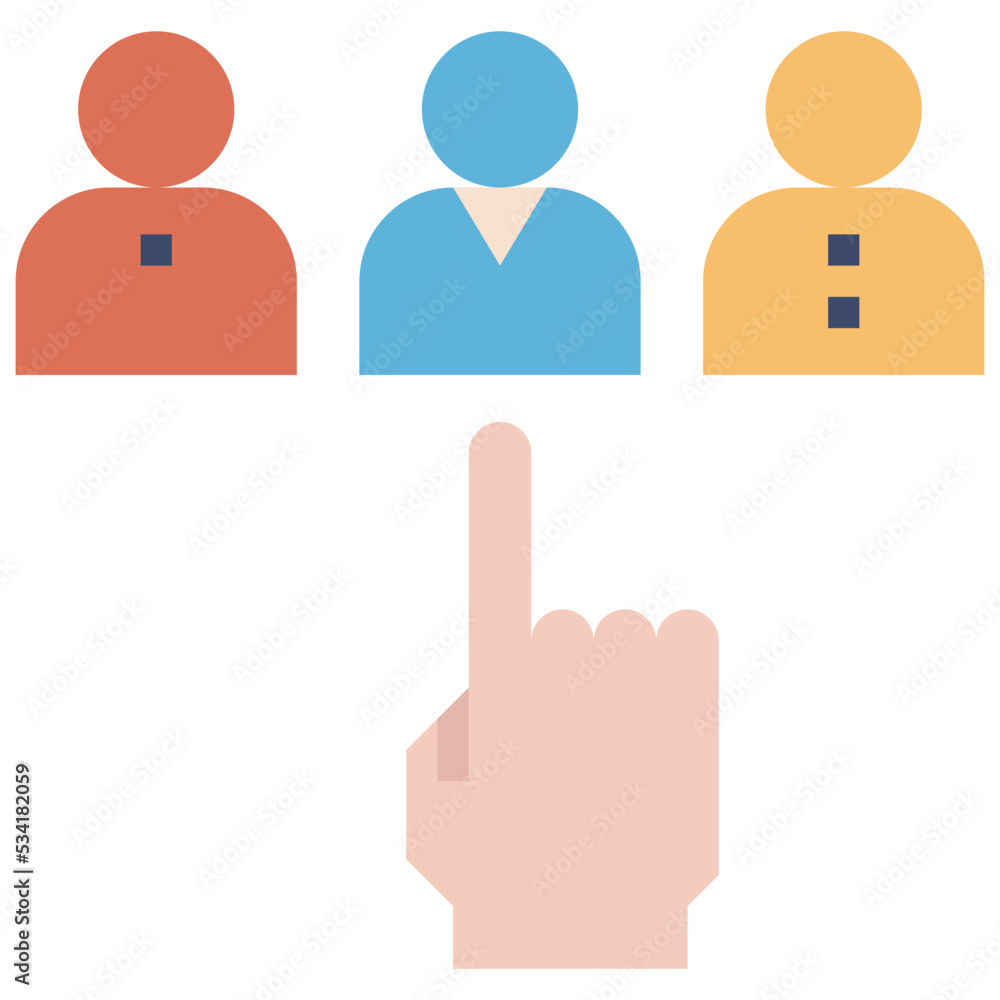 candidates modern line style icon candidates modern line style icon