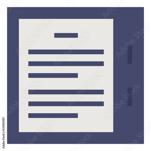 ebook modern line style icon