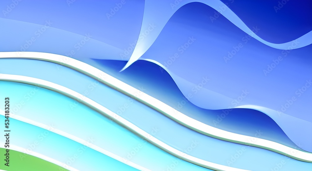Fototapeta premium abstract colorful flowing wave lines background. Design element for technology, science, modern concept.