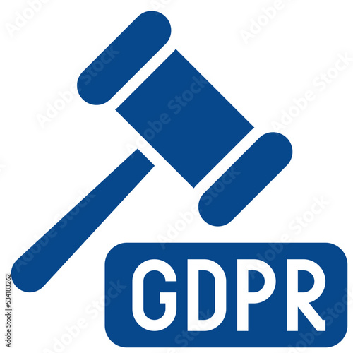 gdpr modern line style icon