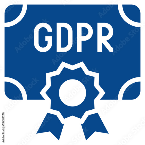 gdpr modern line style icon