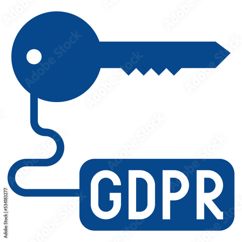 gdpr modern line style icon
