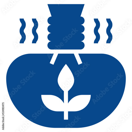 herbal modern line style icon