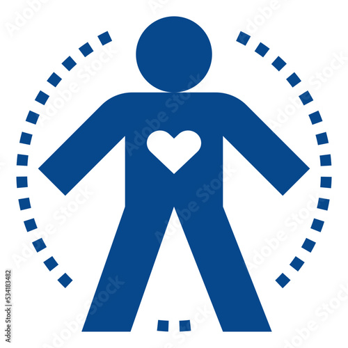 body modern line style icon