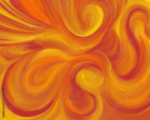 abstract orange yellow red background