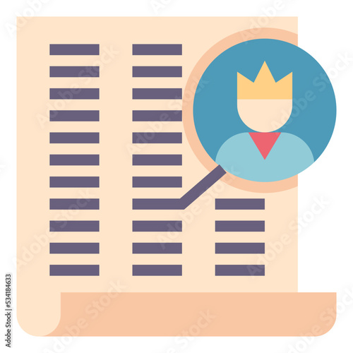 clients modern line style icon