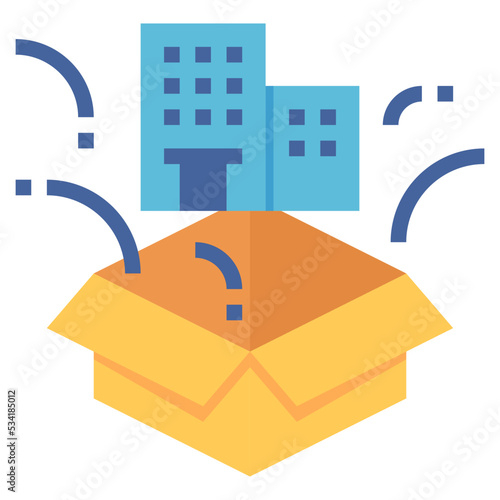 business modern line style icon
