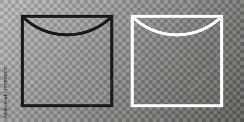 Hang to dry laundromat sign vector icon.