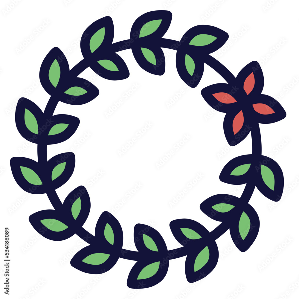 floral modern line style icon floral modern line style icon
