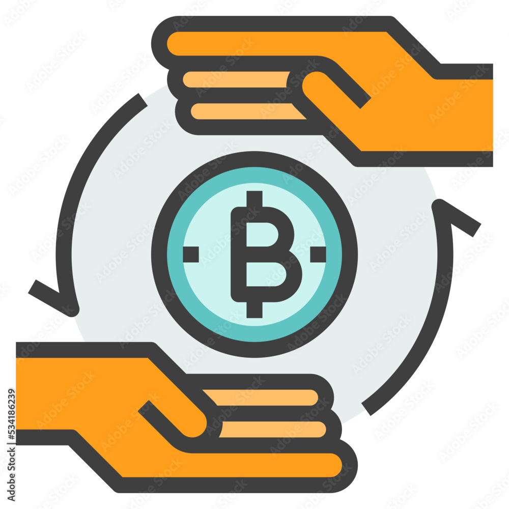 cryptocurrency modern line style icon cryptocurrency modern line style icon
