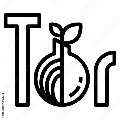 browser modern line style icon