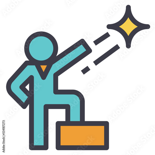 confidence modern line style icon