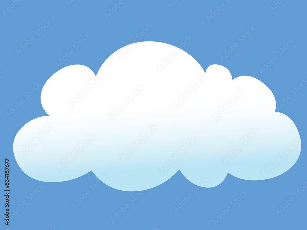 white cloud on light blue background white cloud on light blue background