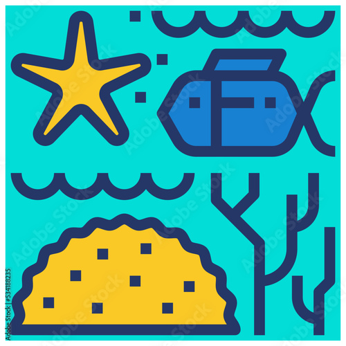 biodiversity modern line style icon