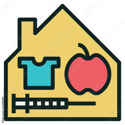 basic modern line style icon