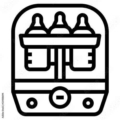 bottle modern line style icon