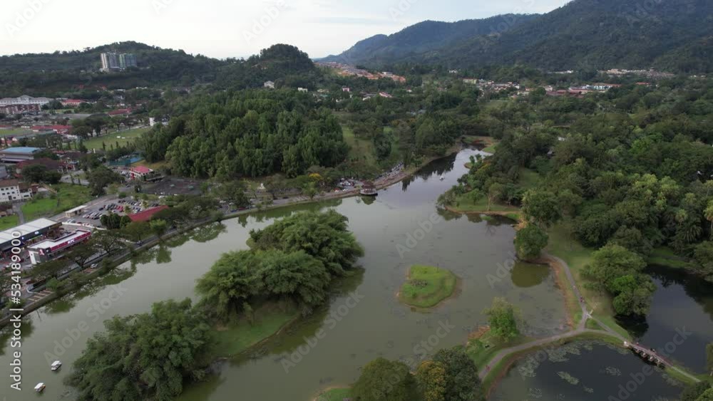 Taiping, Malaysia - September 24, 2022: The Landmark Buildings and Tourist Attractions of Taiping Taiping, Malaysia - September 24, 2022: The Landmark Buildings and Tourist Attractions of Taiping