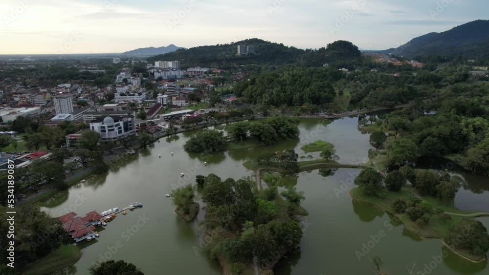 Taiping, Malaysia - September 24, 2022: The Landmark Buildings and Tourist Attractions of Taiping Taiping, Malaysia - September 24, 2022: The Landmark Buildings and Tourist Attractions of Taiping