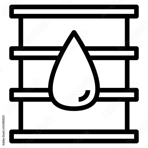 crude modern line style icon