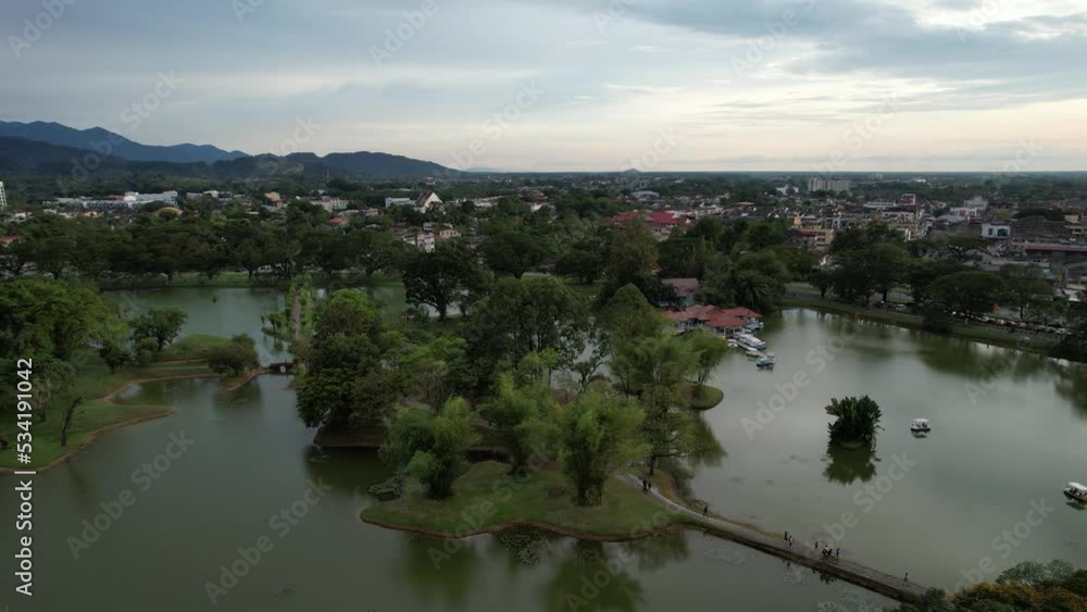 Taiping, Malaysia - September 24, 2022: The Landmark Buildings and Tourist Attractions of Taiping Taiping, Malaysia - September 24, 2022: The Landmark Buildings and Tourist Attractions of Taiping