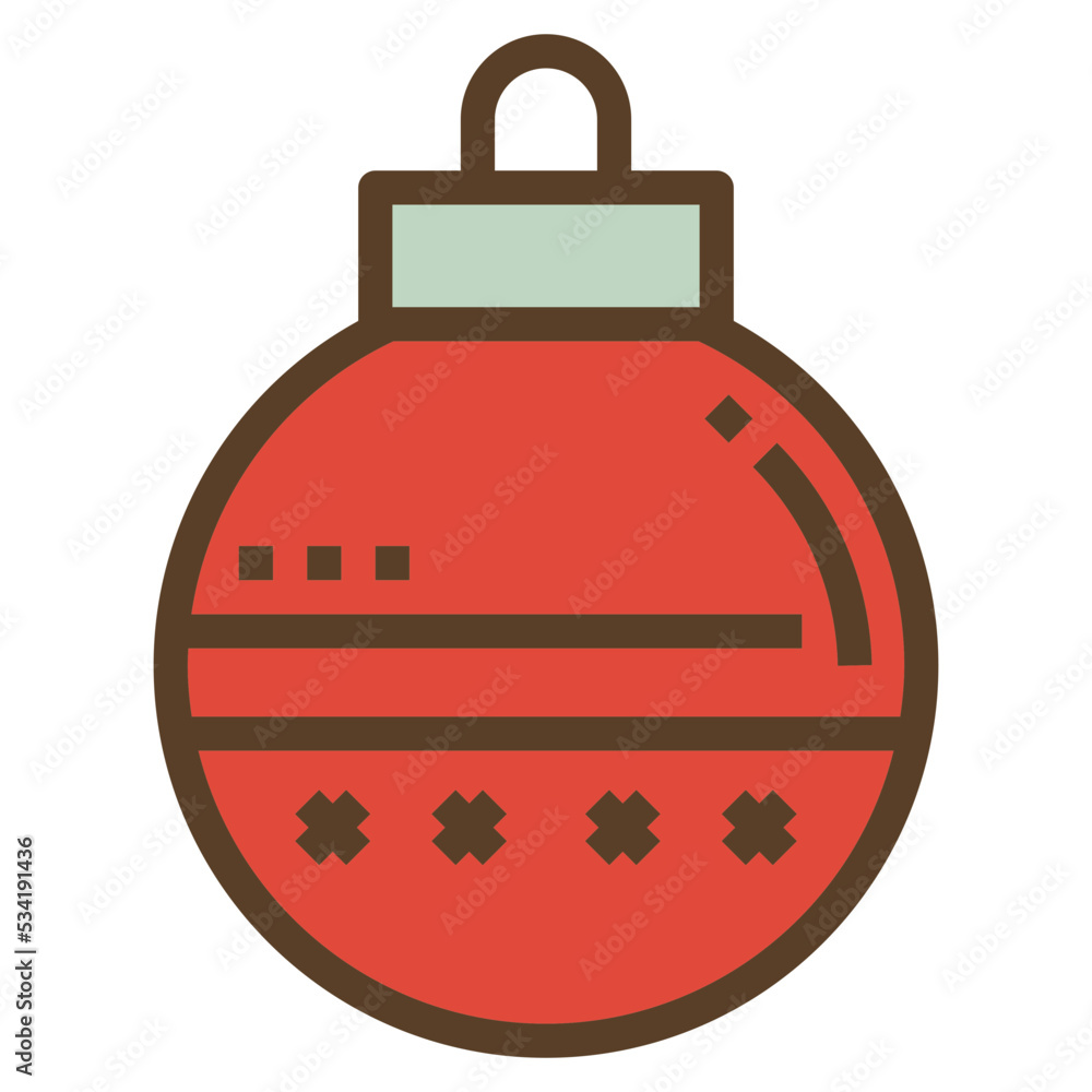 christmas modern line style icon christmas modern line style icon