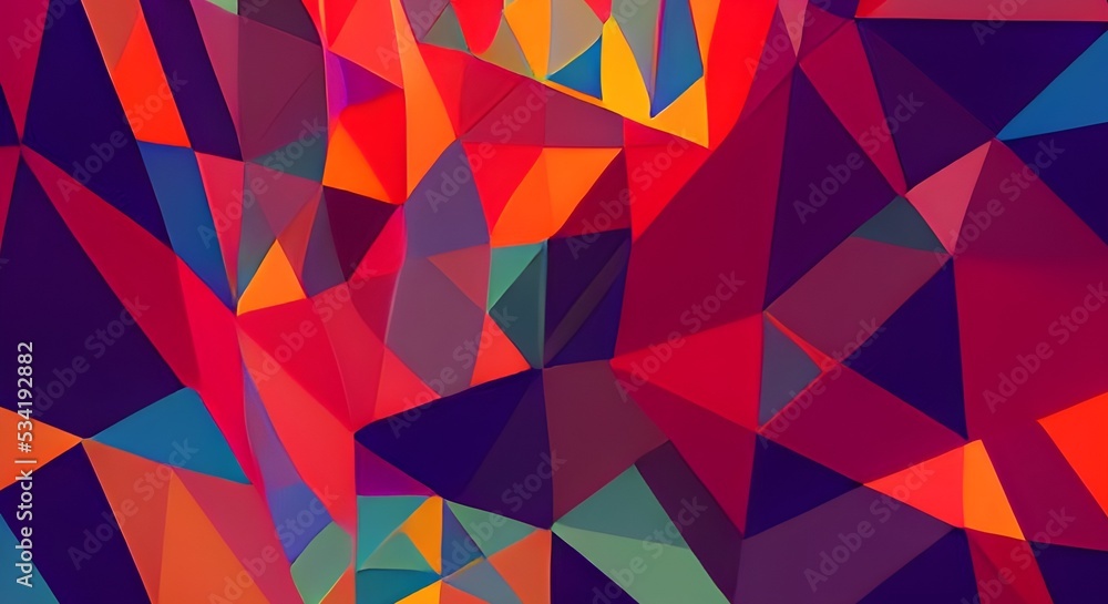Colorful abstract geometric pattern design in retro style. Colorful abstract geometric pattern design in retro style.