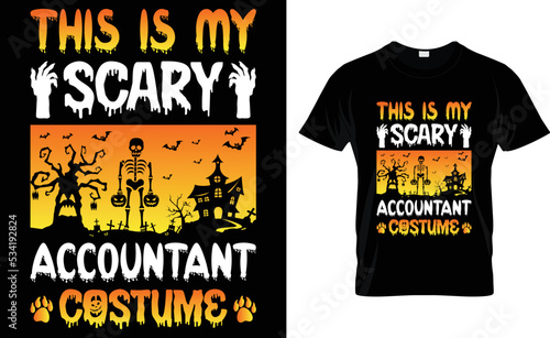 This Is My Scary Accountant Costume.
