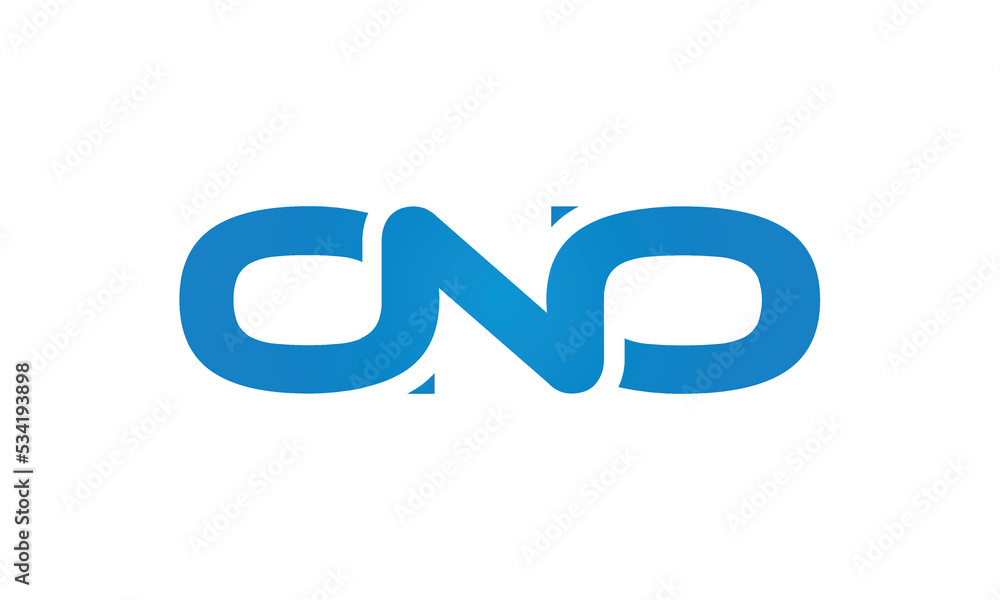 ONO monogram linked letters, creative typography logo icon ONO monogram linked letters, creative typography logo icon
