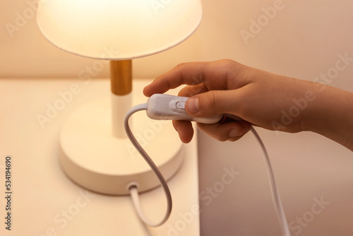 Photos Switch off Light of Lamp