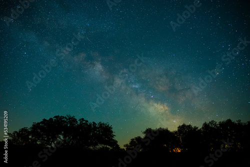 Milky way on a clear summer night